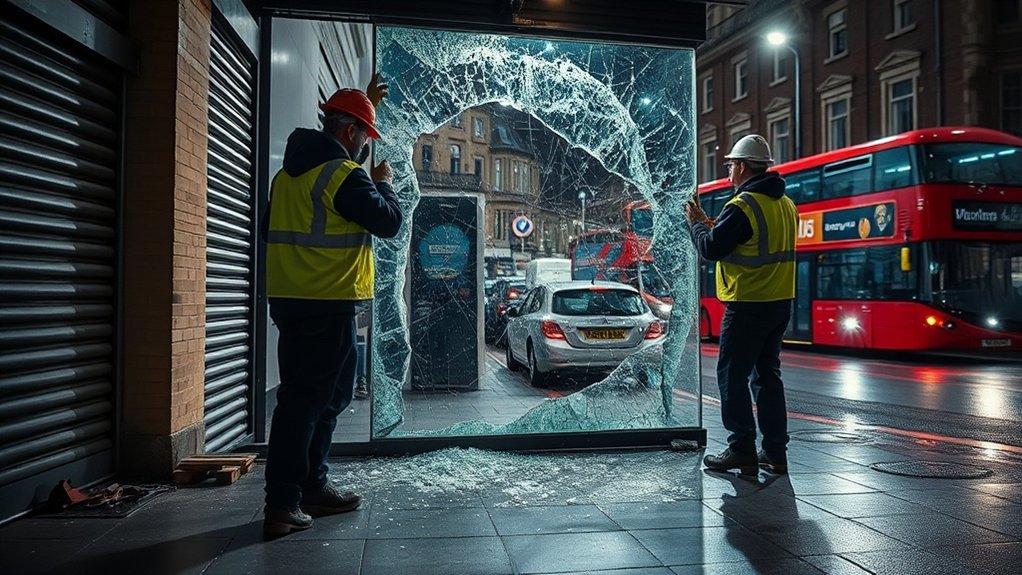 Emergency Shop Front Repair Winchmore Hill